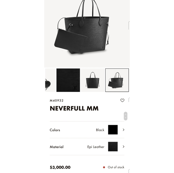 SOLD Neverfull Pouch with Inclusions- Epi Noir - Picture 16 of 16